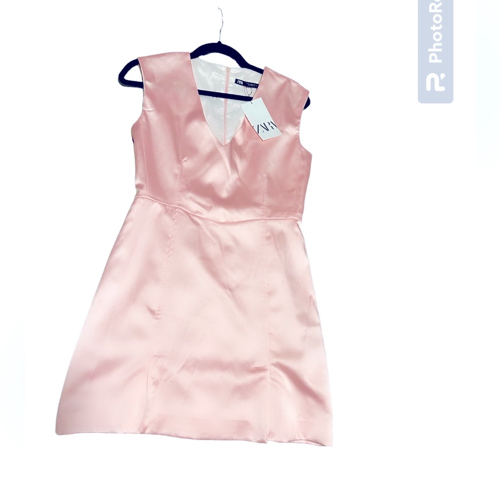 Zara Brand New mini light pink dress